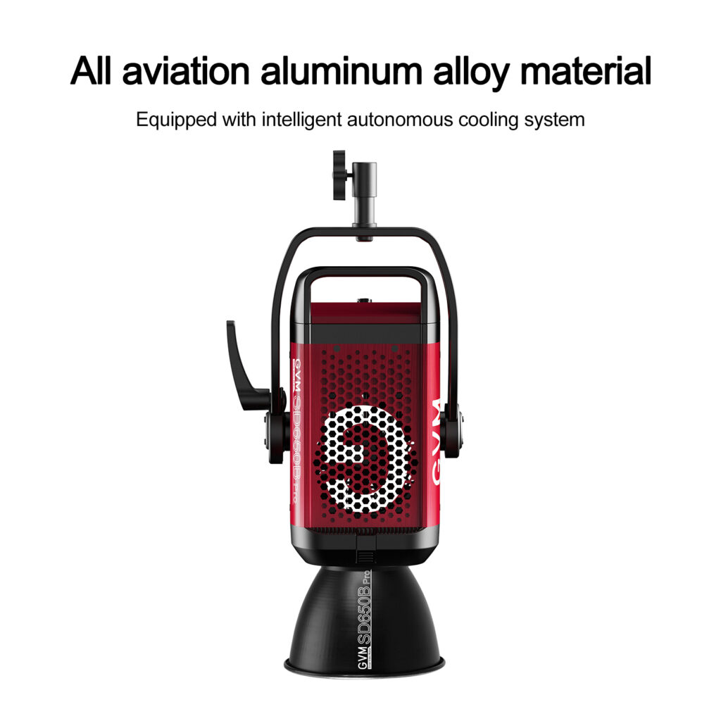 GVM PRO-SD650B 650W Waterproof Bi-Color Monolight(V-mount & Mesh Bluetooth) 9 PRO SD650B 散热