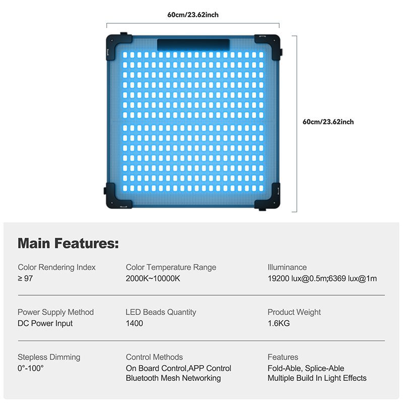 GVM B200 LED Lighting Panels for Video