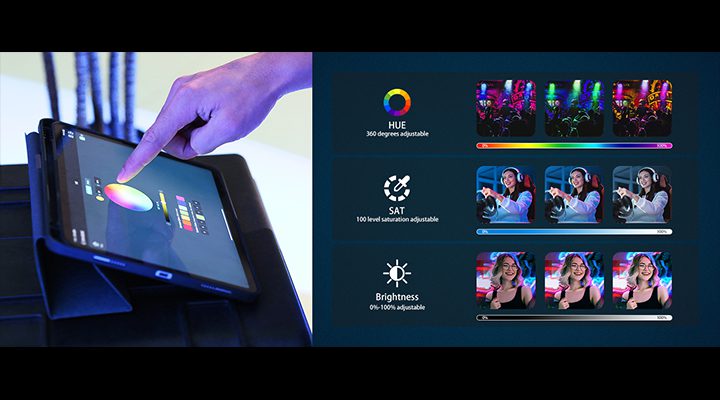 GVM B200C 颜色模式 有三种