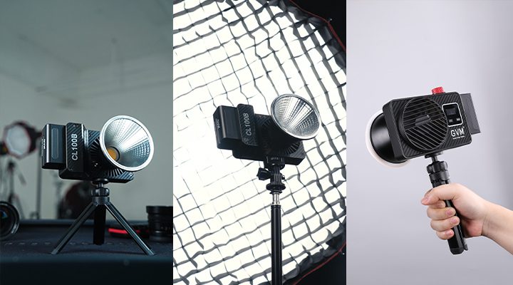 GVM CL100B 多种补光方式