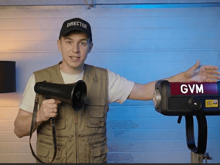 Leo Chen recommending GVM-PRO-SD650B professional cinema lights for indie filmmakers