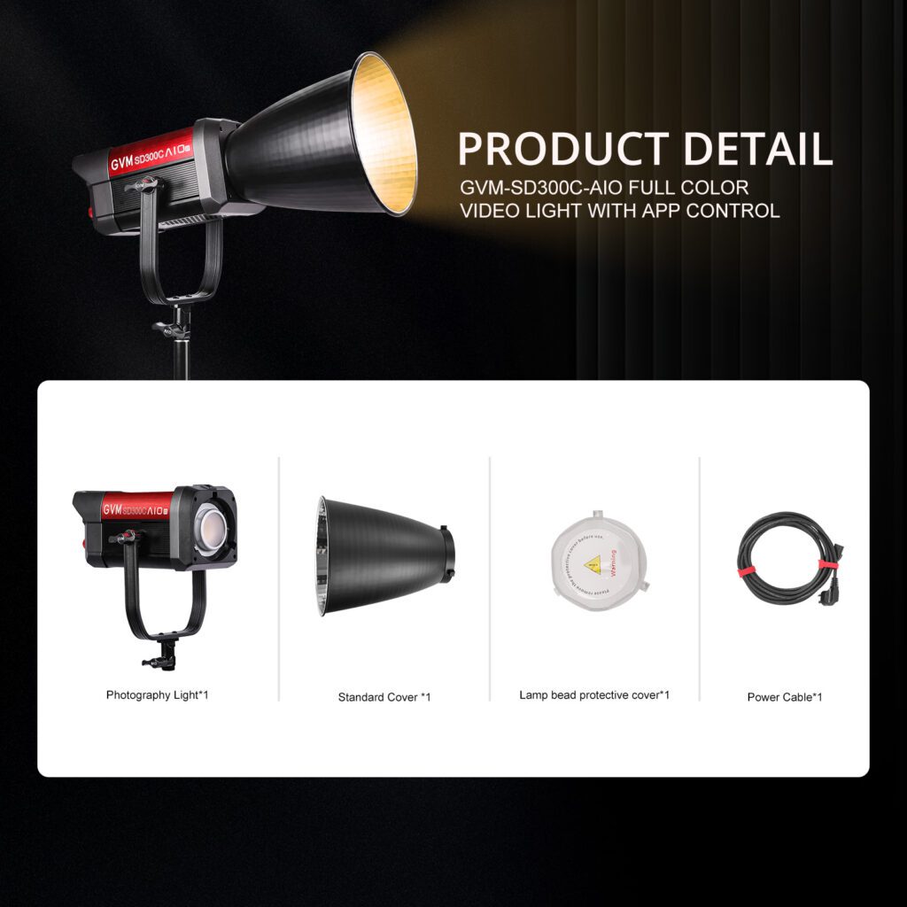 Best RGB LED Light for Filmmaking 2026 3 AIO 300C Best RGB LED Light for Filmmaking