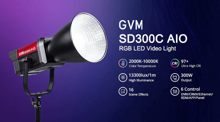 Why More Creators Are Choosing Continuous LED Lights for Videography — And Why the GVM SD300C AIO Deserves a Closer Look 3 Continuous LED Lights for Videography